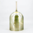Load image into Gallery viewer, Metallic gold practitioners Crystal sound bowl on a light gray background