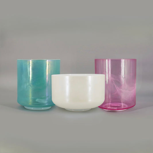 Angelic Skies Crystal Tones crystal singing bowls harmonised set