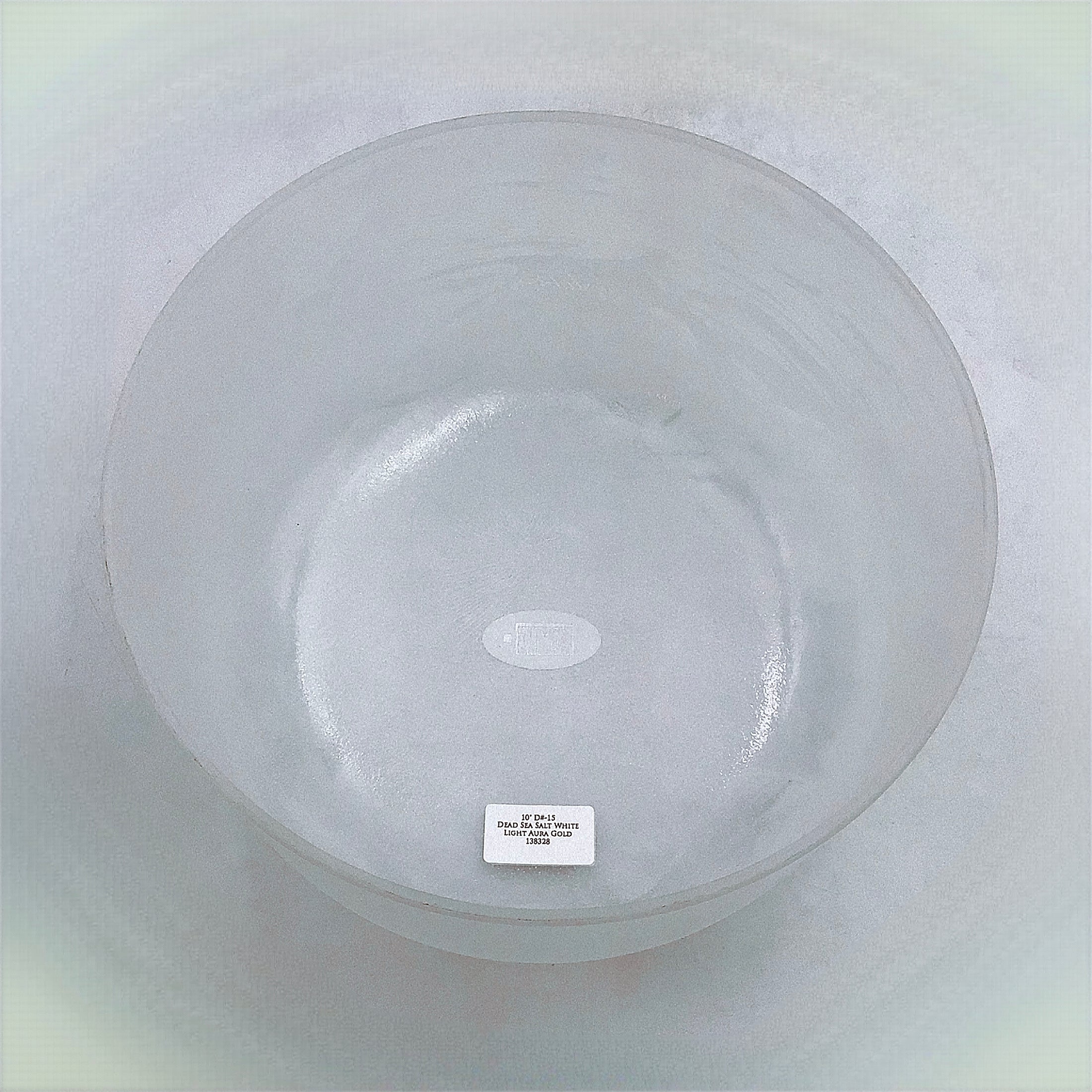 Dead Sea Salt White Light Aura Gold Alchemy™ by Crystal Tones® 10" D#-15