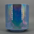Load image into Gallery viewer, Iridescent crystal sound bowl on a gray background
