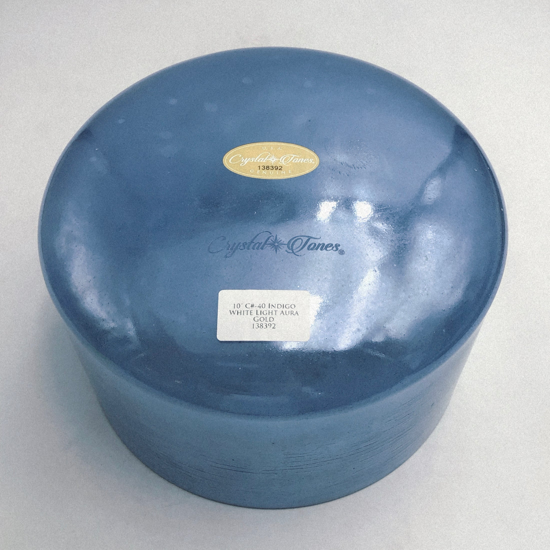 Indigo White Light Aura Gold Alchemy™ by Crystal Tones® 10" C#-40