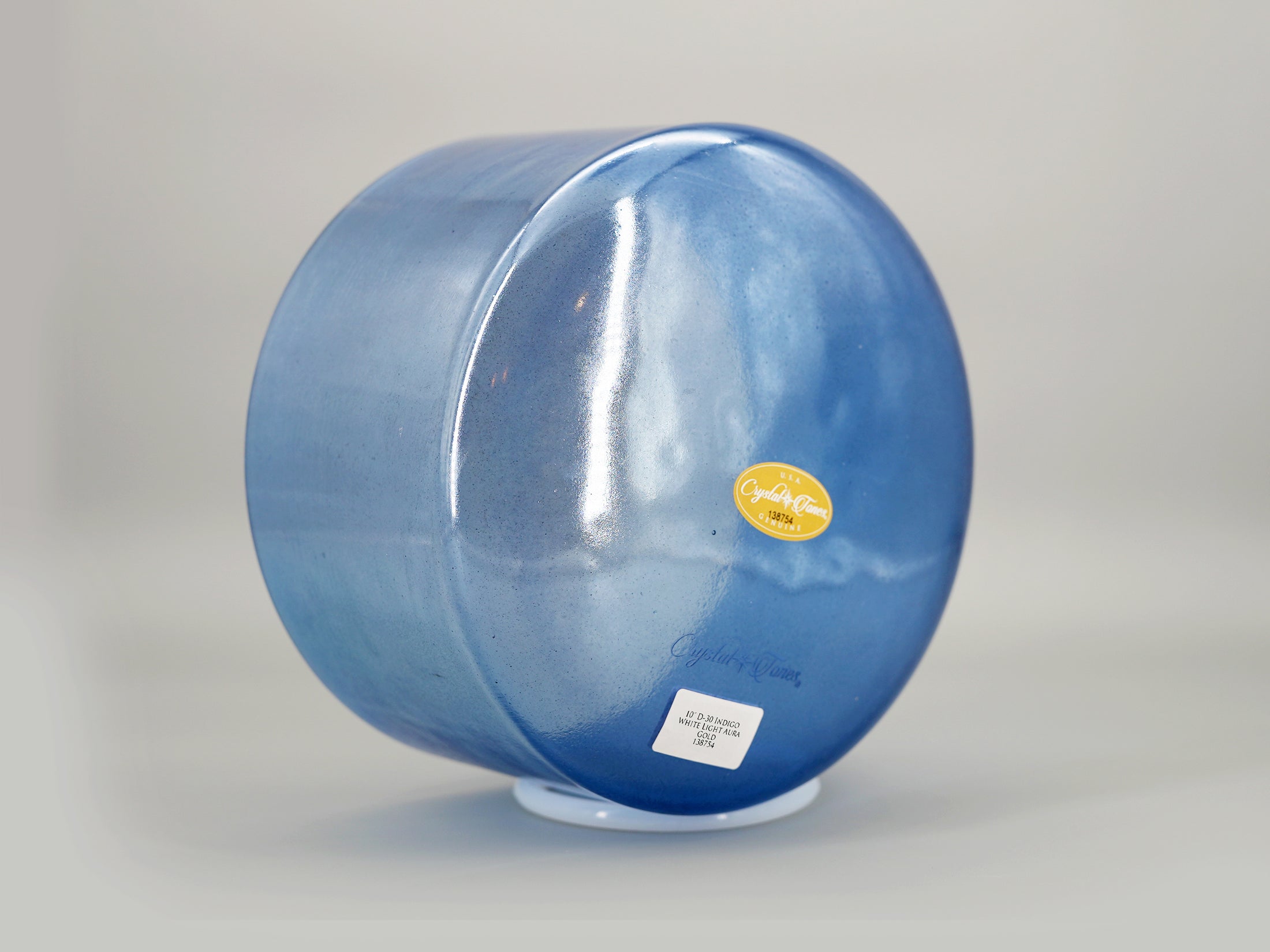 Indigo White Light Aura Gold Alchemy™ by Crystal Tones® 10" C#-40