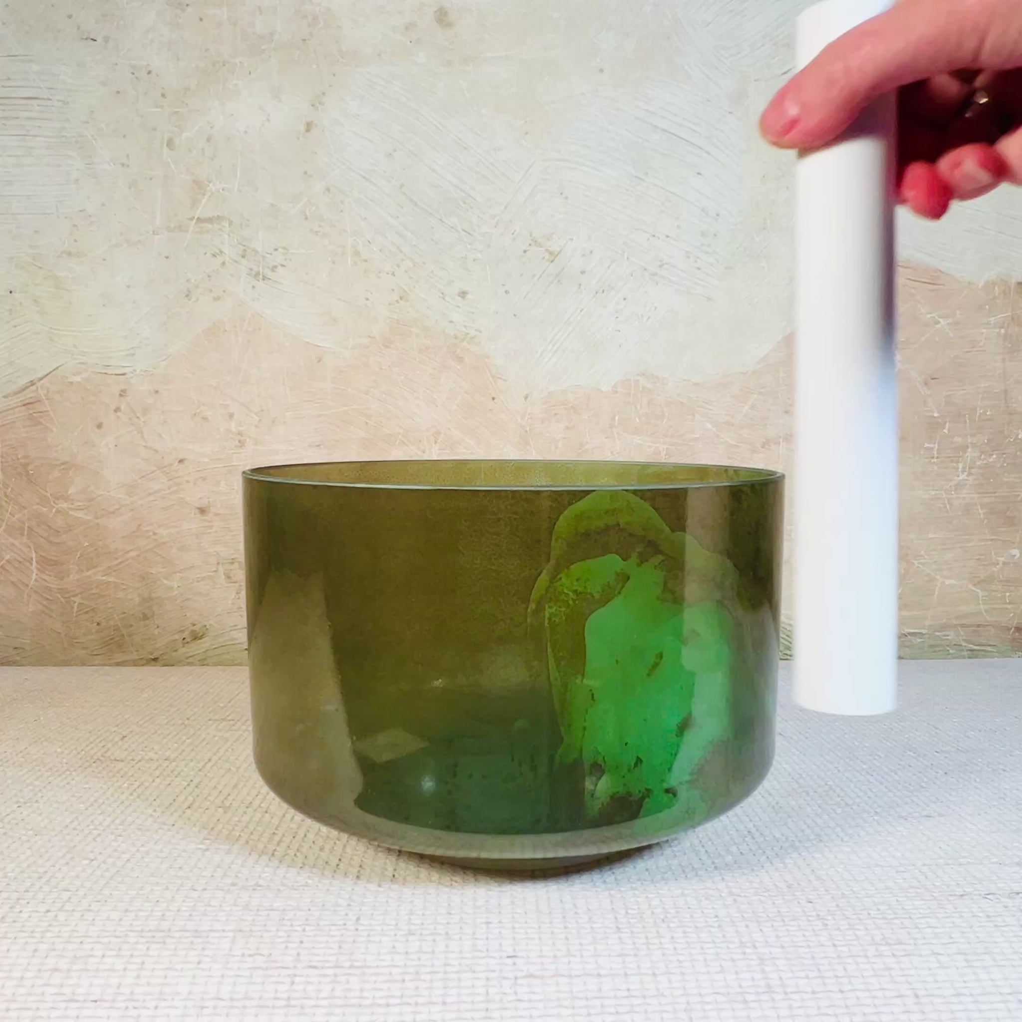 Listen to the enchanted forest crystal sound bowl set