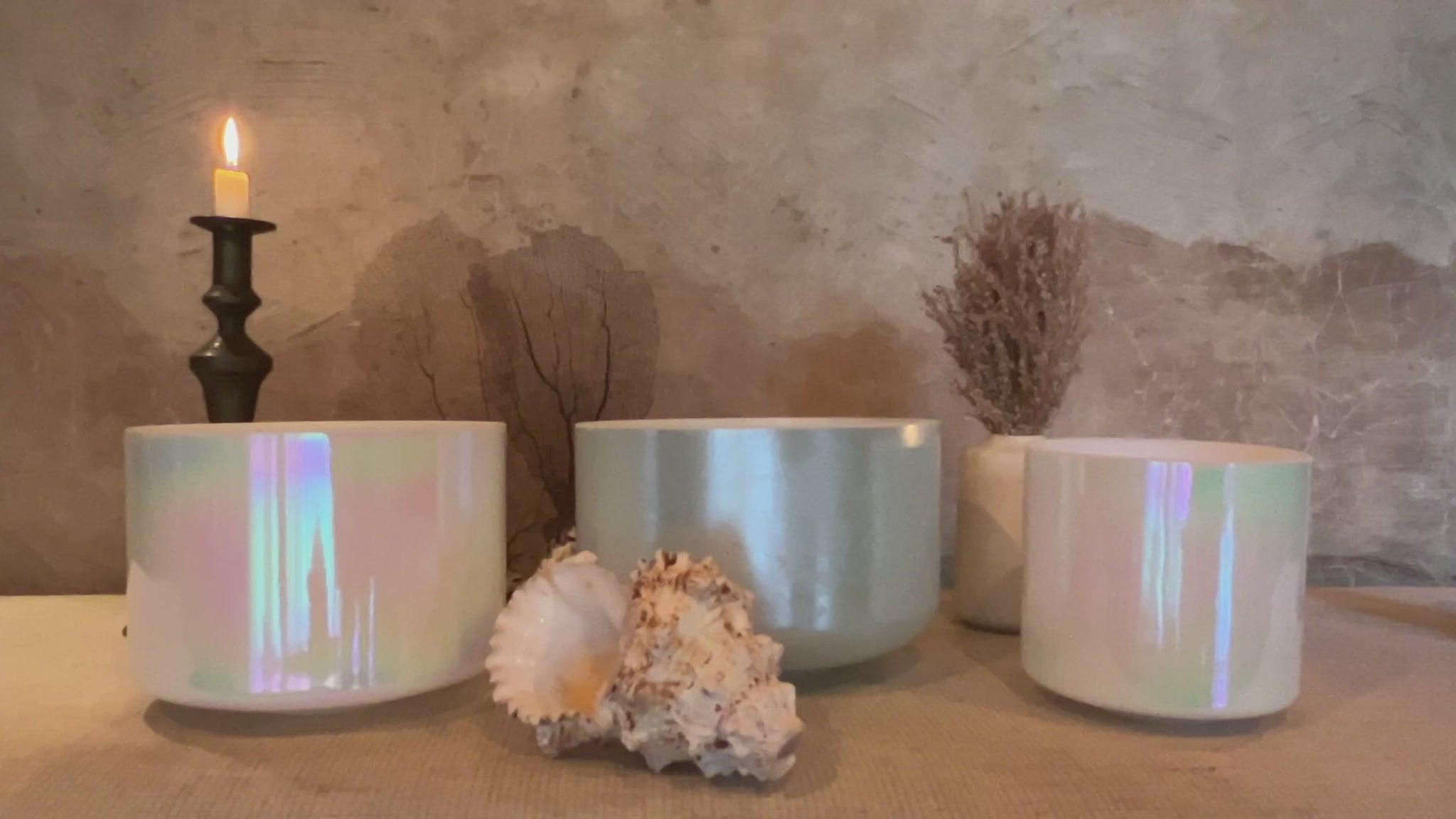 Listen to the full set of Alchemy Crystal Sound Bowls